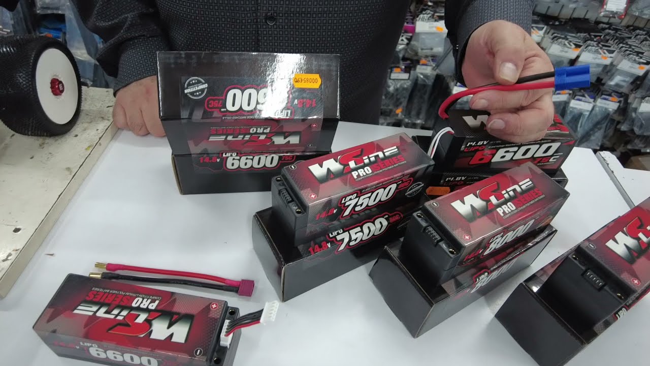 Nouvelles batteries LiPo 4S WsLine en prises PK 5mm - Accu