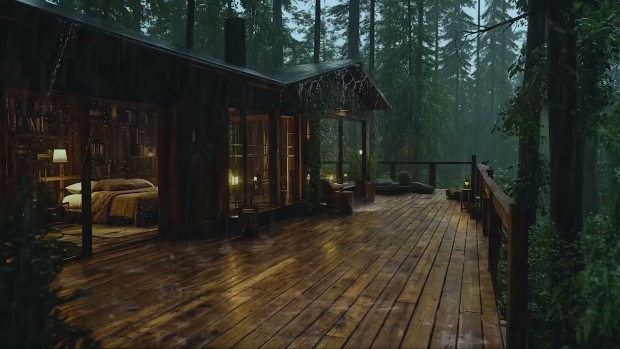 Relax with Gentle Forest Rain | Natural Rain Sounds for Deep Sleep, Calm Nights and Relaxation