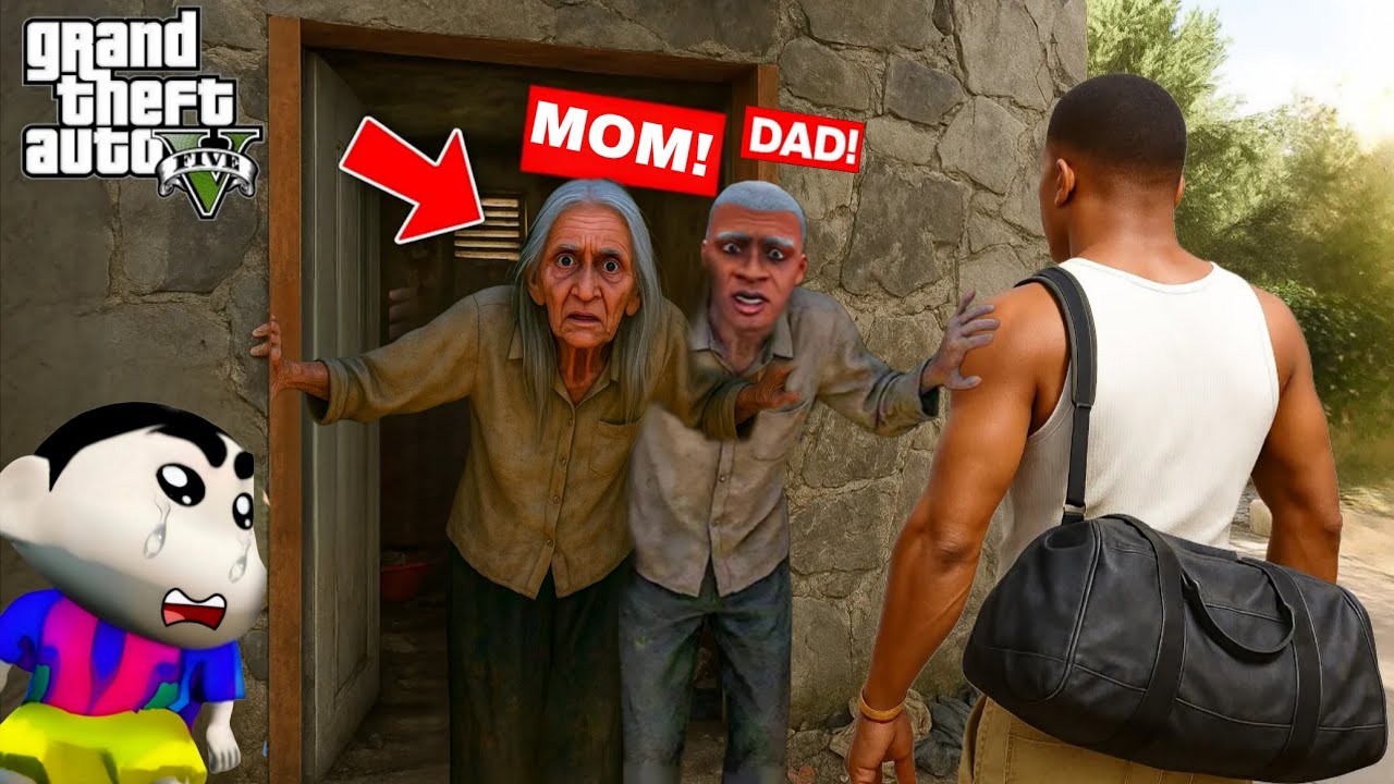 Shinchan and Franklin Discover FRANKLIN&rsquo;S  MOM After YEARS in GTA 5! ( PART 2 )