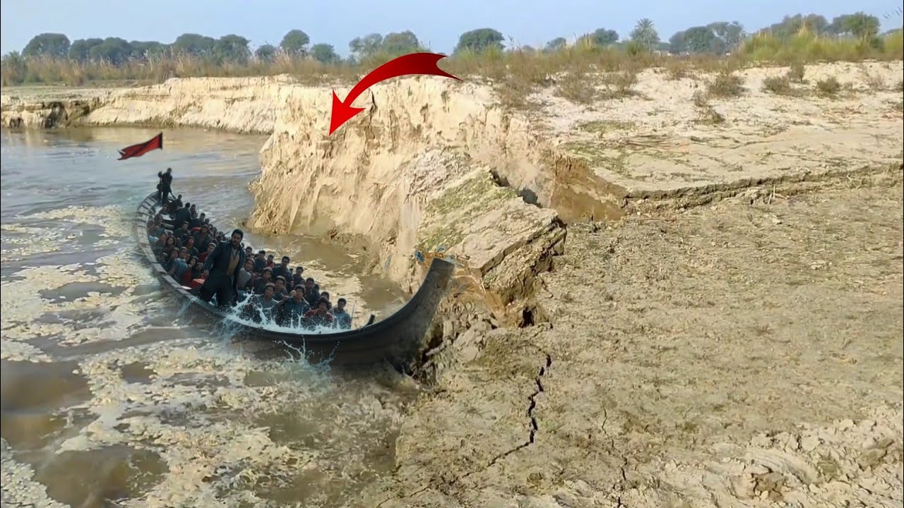River Indus Erosion | darya Sindh ka shaded katao | compilation |  javeed Bhai official 