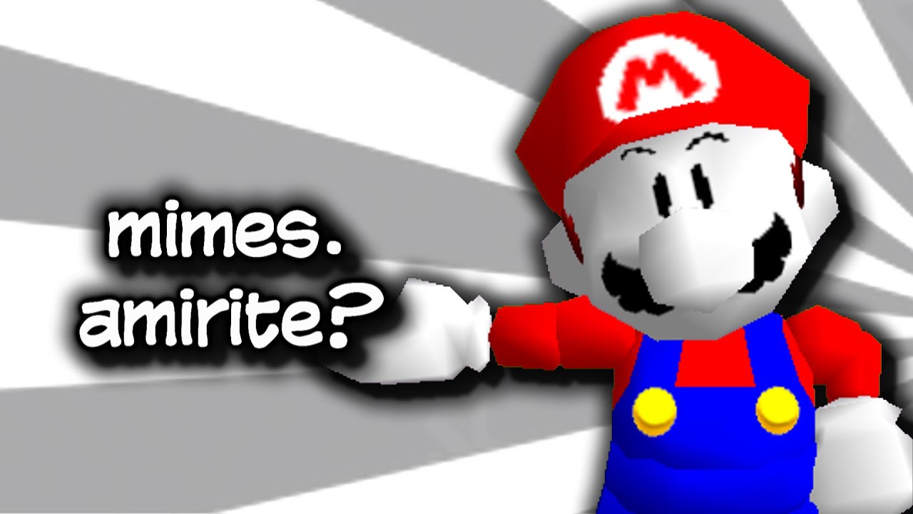 SM64 bloopers: Mime Mario's Misadventure