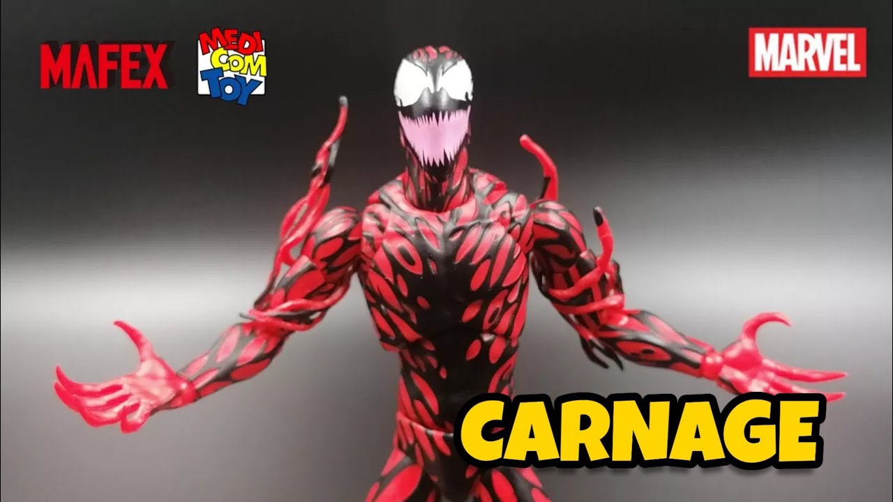 CARNAGE (Comics ver) 🕸️ | MAFEX - Medicom Toy | The Amazing Spider-Man | Review em Português