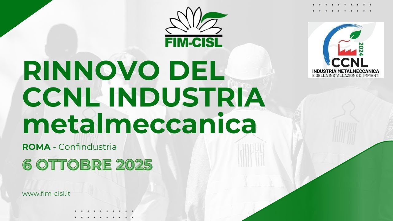 CCNL METALMECCANICI: intervento del Segretario Generale Fim CISL Ferdinando Uliano - 6 Ottobre 2025