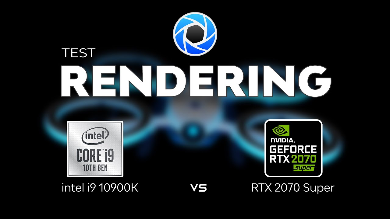 CPU vs GPU Rendering Test i9 10900K and RTX 2070 Super in Keyshot 9.3 !