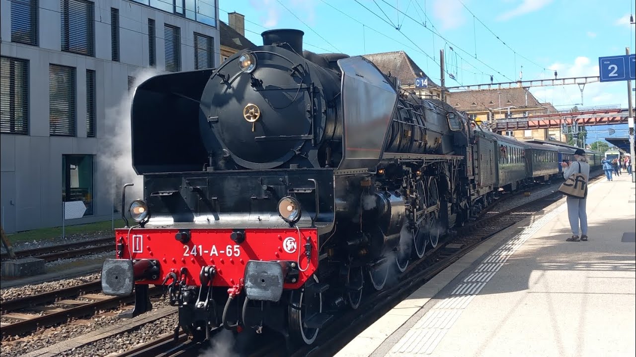 Trains historiques dans le canton de Neuchâtel 