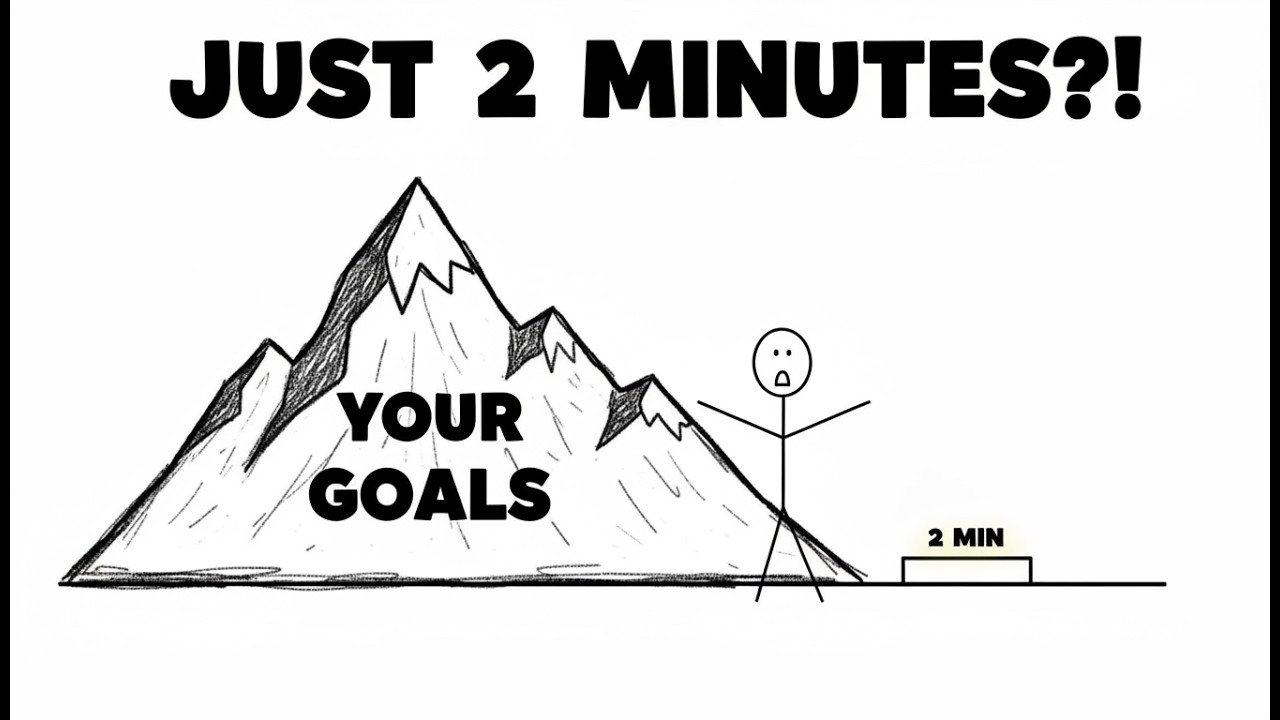 The 2-Minute Rule: The Simple Trick to Beat Procrastination & Build Discipline #motivation