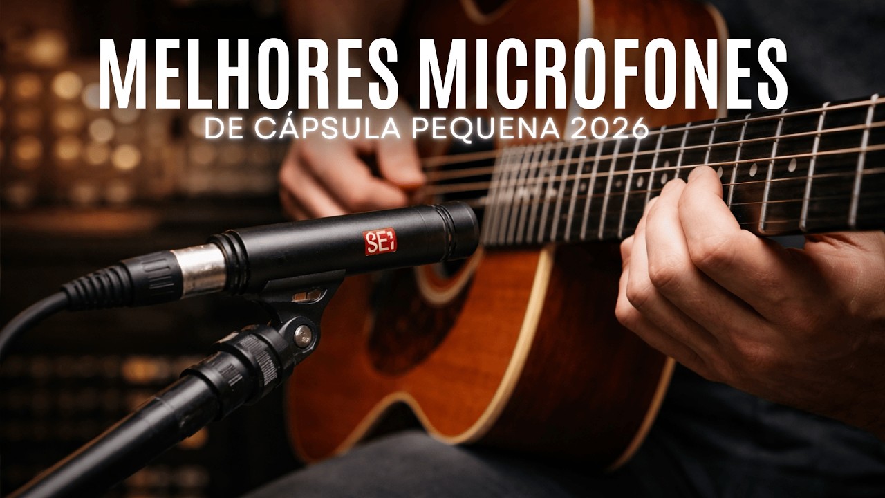 Melhores Microfones Condensadores de Cápsula Pequena 2026!