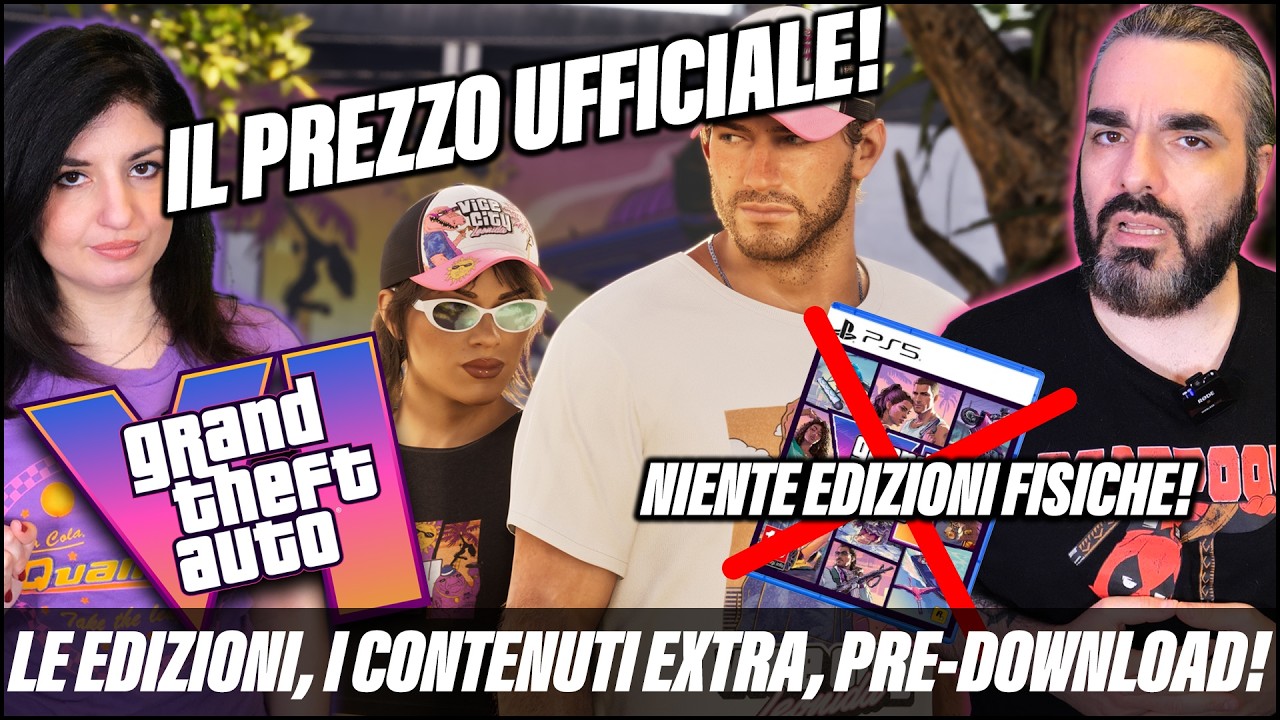 GTA 6: FINALMENTE IL PREZZO e NIENTE DISCO! LE EDIZIONI, I CONTENUTI EXTRA #BreakingNEWS