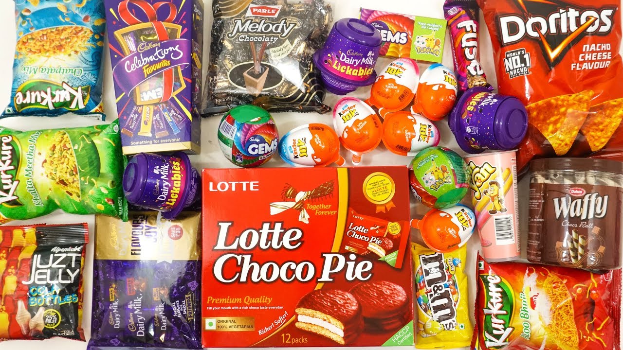 LOT'S OF INDIAN CHOCOLATES, CANDIES , KINDER JOY #ytshorts #yt #ytstudio #youtuber #chocolate #candy