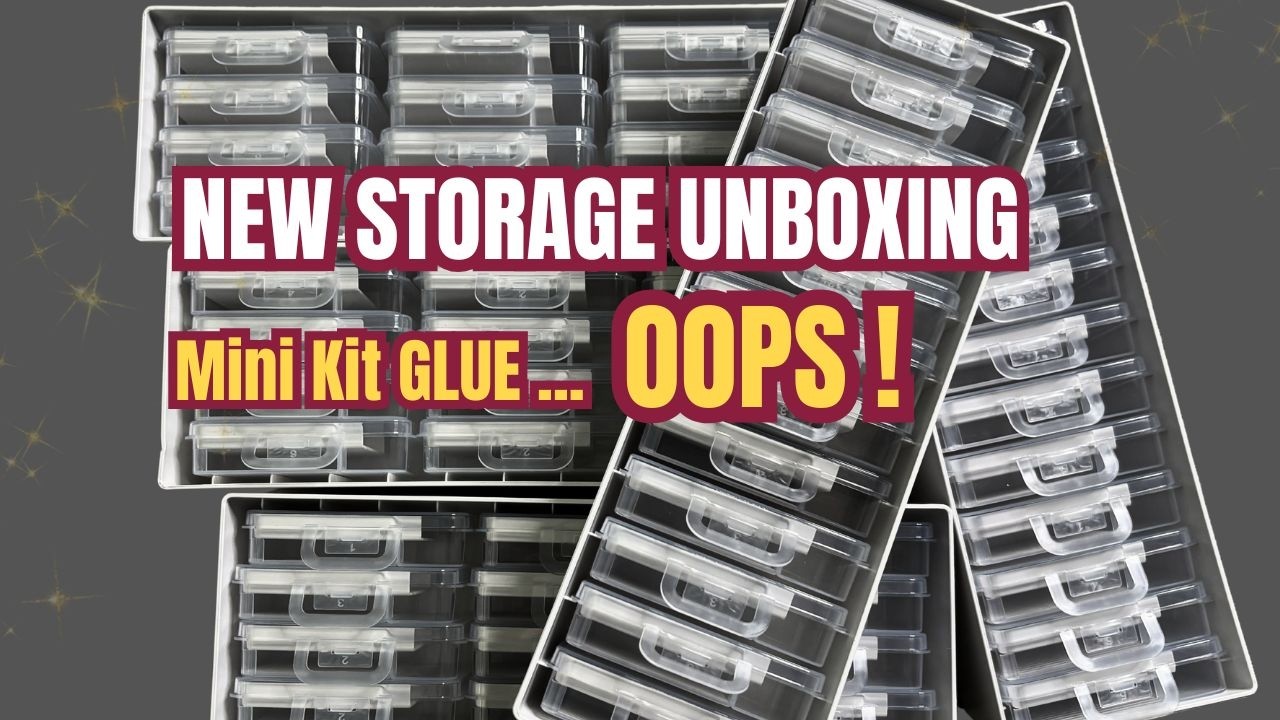 New storage system unboxing and Mini Kit Glue Disaster | I May Need To Just Throw This One Away