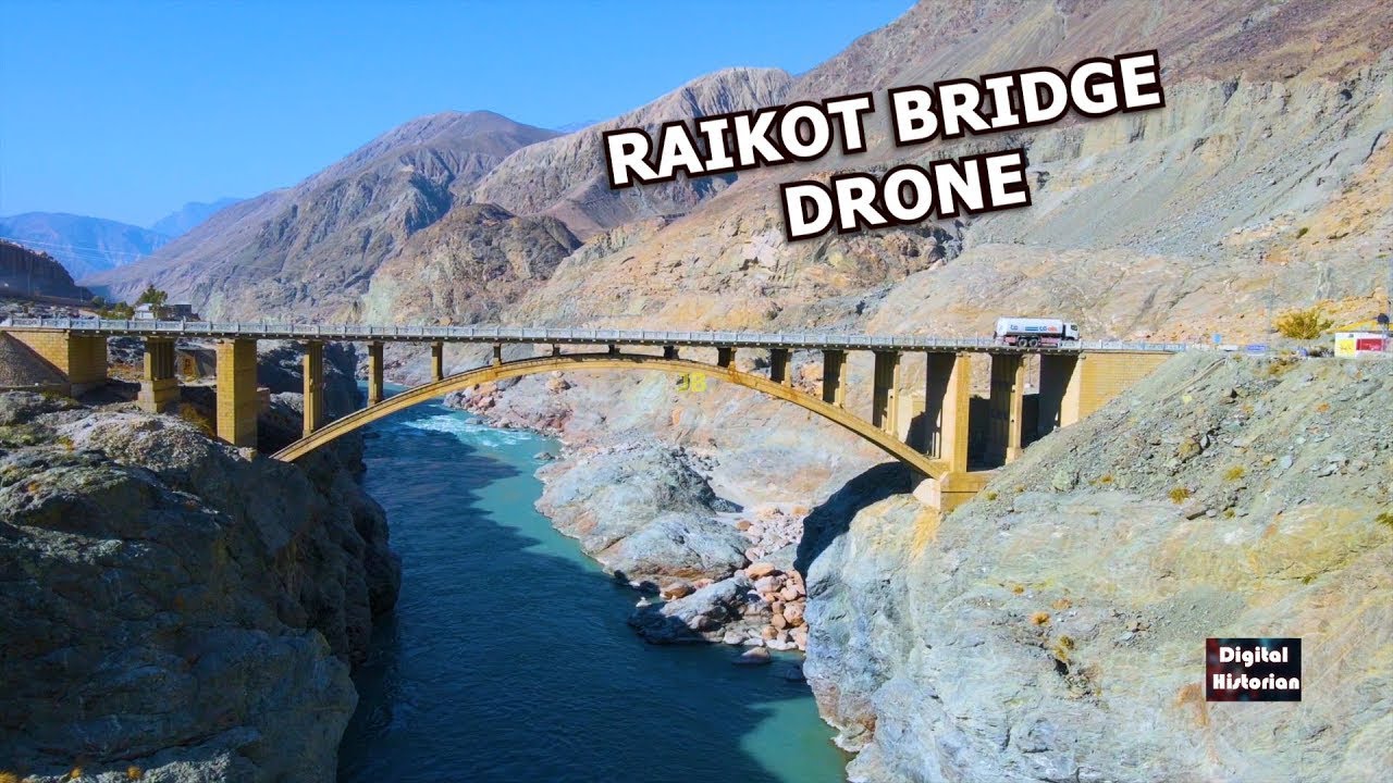 Raikot Bridge Chillas Drone - Way to Fairy Meadows Beautiful Mountains