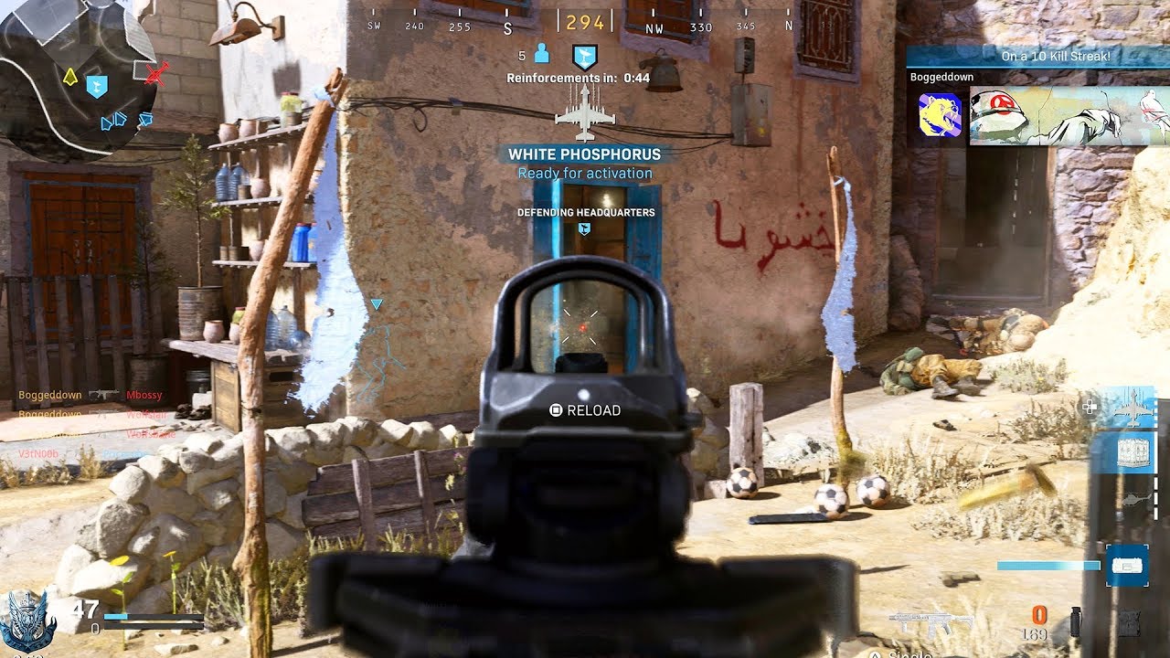Streaking in Modern Warfare (4K Gameplay No Commentary)