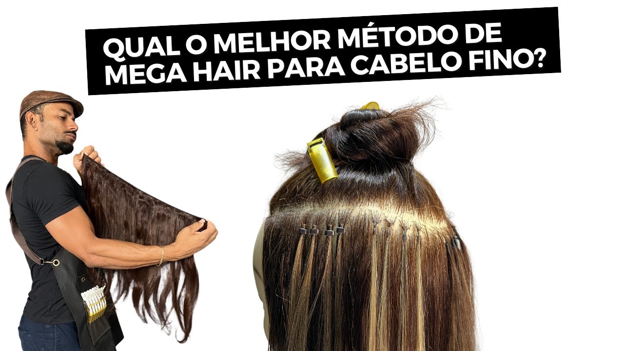 Qual melhor Método De Mega Hair Para Cabelos Finos.......  #megahair