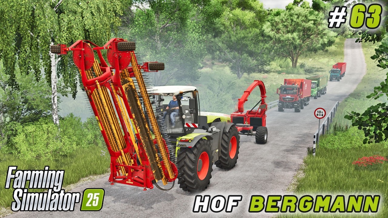Rozw&oacute;j przetw&oacute;rstwa zwierzęcego &mdash; ale słoma się opłaca | Farming simulator 25 | Hof Bergmann | od...