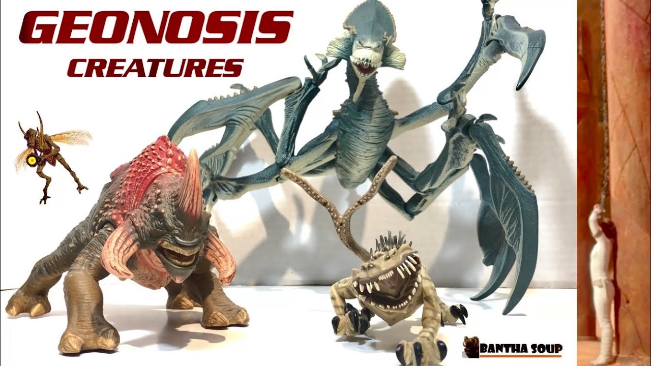 Geonosis Execution Arena Battle Beasts - Acklay, Reek, Nexu