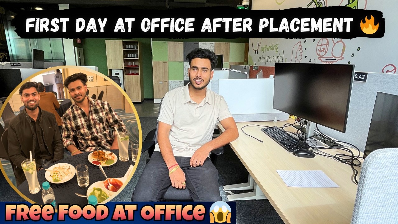 First Day at Office After Placement 🎯🔥