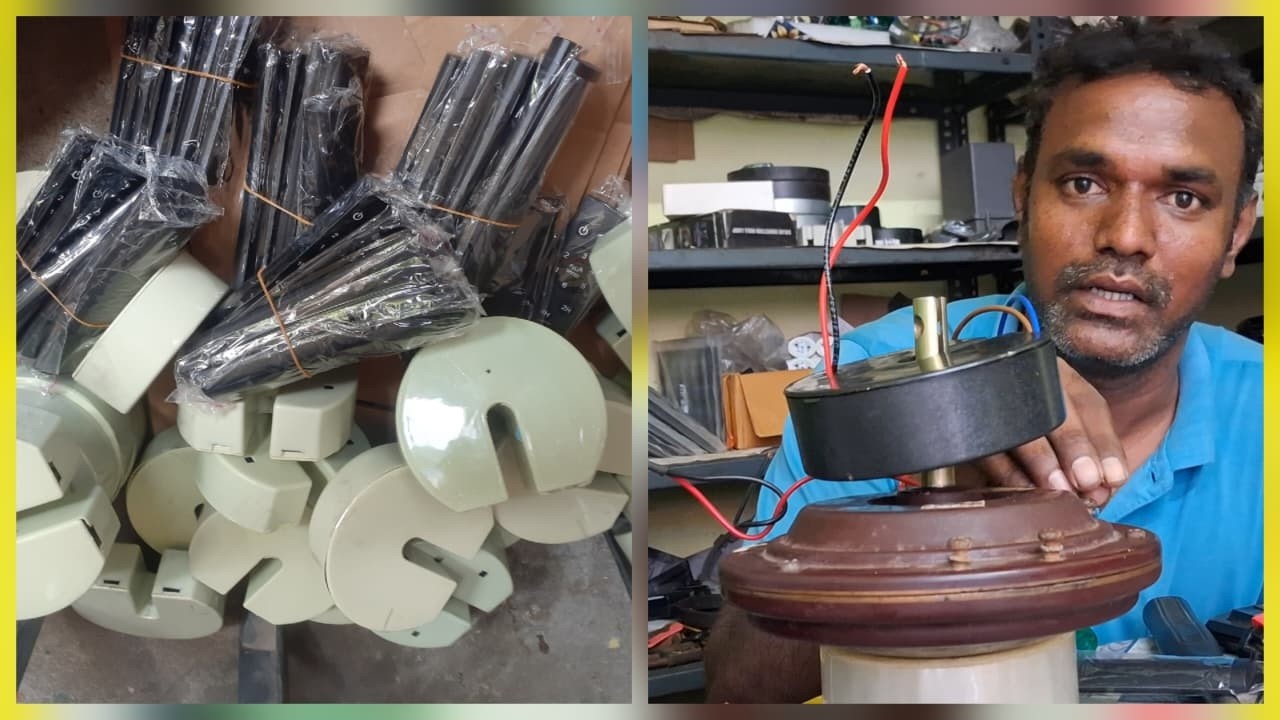 Bldc Ceiling Fan Kit This kit can run on both AC and DC power,