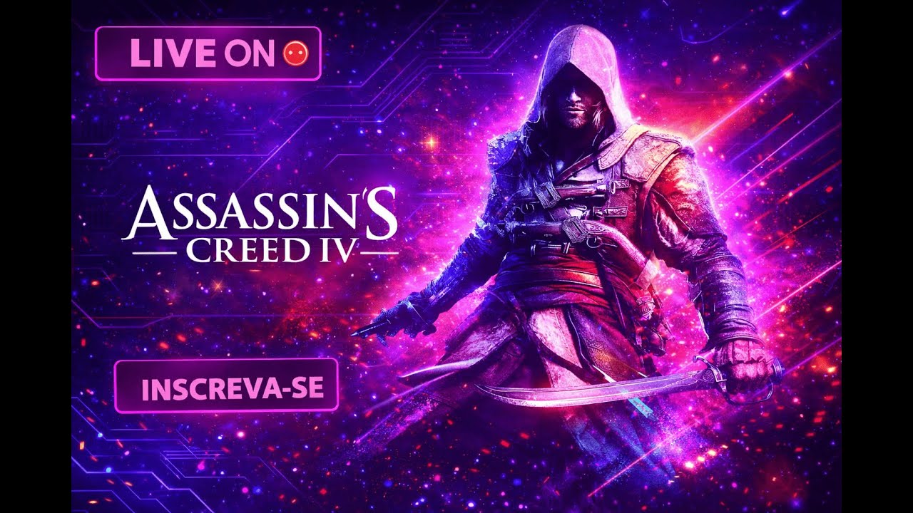 ASSASSIN'S CREED IV - BLACK FLAG - ROUBANDO UM NAVIO PARA O BARBA NEGRA🔥🔥🔥 !comandos !pix
