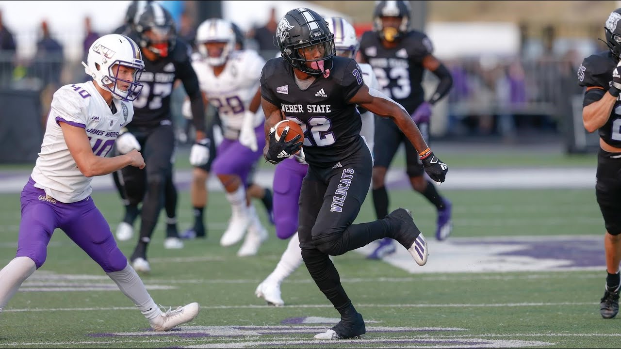 Rashid Shaheed #8 & #22 - Weber State - Punt and Kick Return Highlights