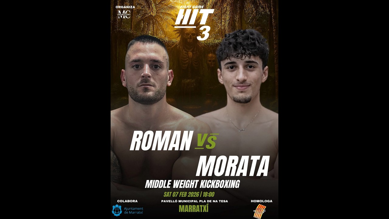RAFA ROMÁN vs NABIL MORATA | Kickboxing Amateur | Choque de Estilos | MiddleWeight | HIT FightGame 3