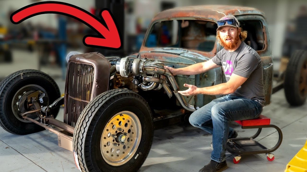 Двойные турбины для моего брошенного Ford RatRod 1940-х годов!