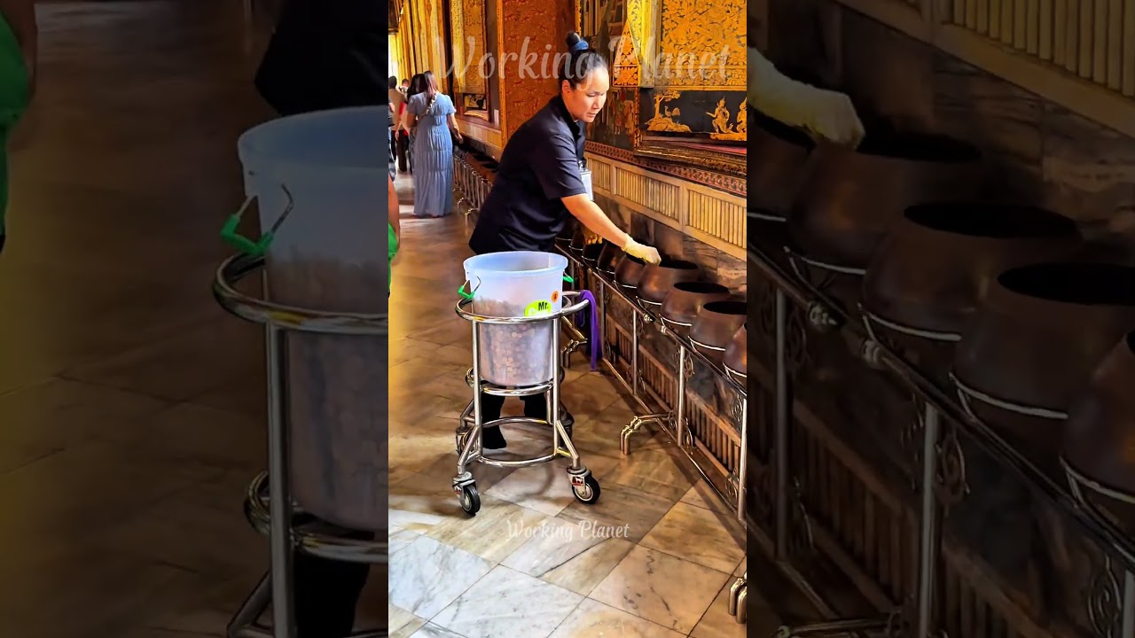 Temple Staff Empty Donation Pots 🏺