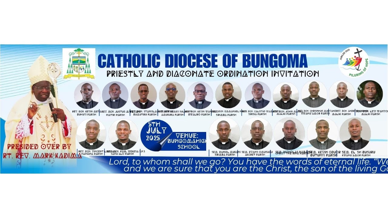 05-07-2025 | CAPUCHIN TV LIVE | CATHOLIC DIOCESE OF BUNGOMA PRIESTLY & DEACONATE ORDINATION