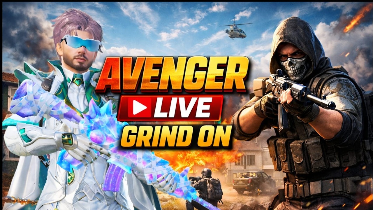 AVENGER LIVE | Non-Stop Action & Full Power Gameplay#ProPlayer #IndianGaming #LiveBGMI#GamingStream