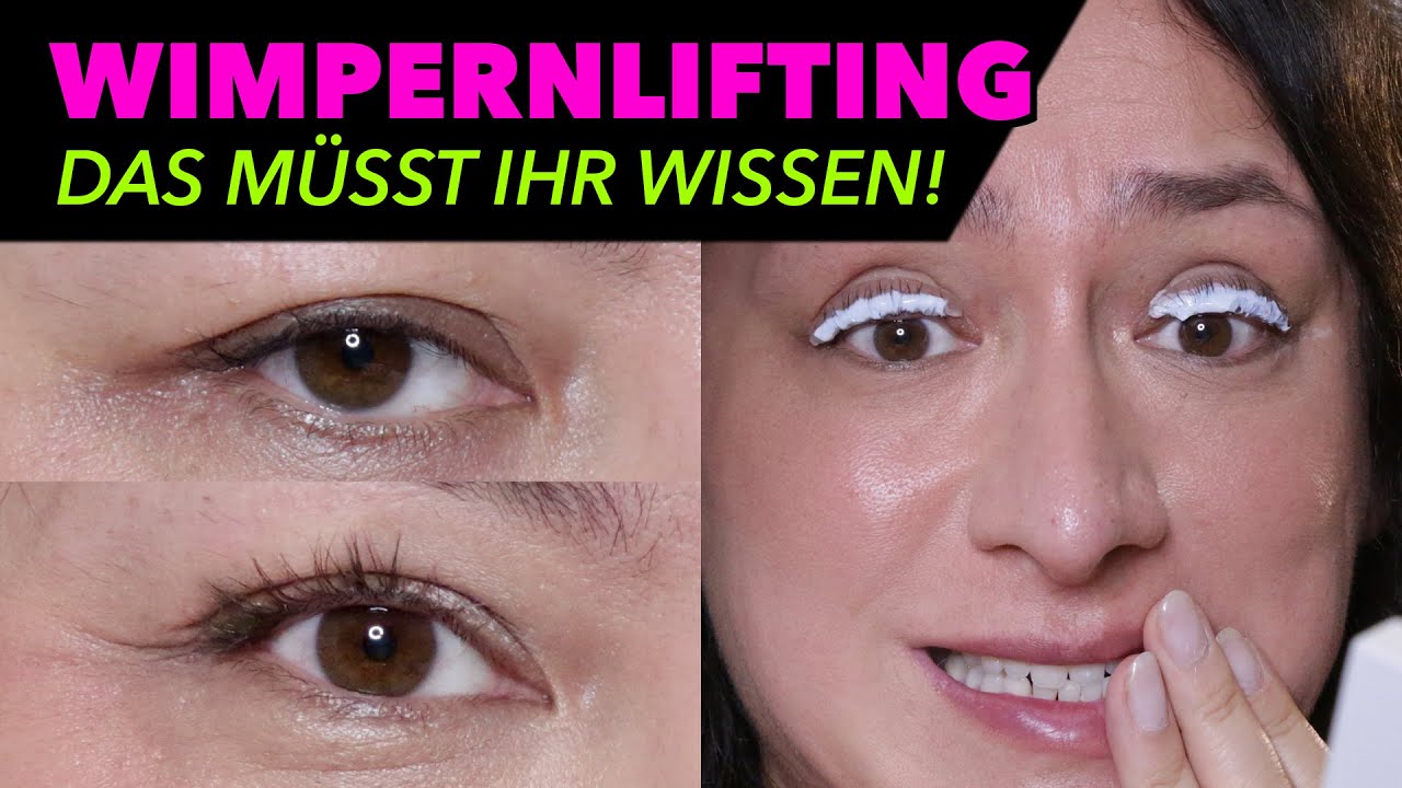 1 Jahr WIMPERNLIFTING: ALLES was ich gelernt habe 😱 Schritt für Schritt 😘 EASY