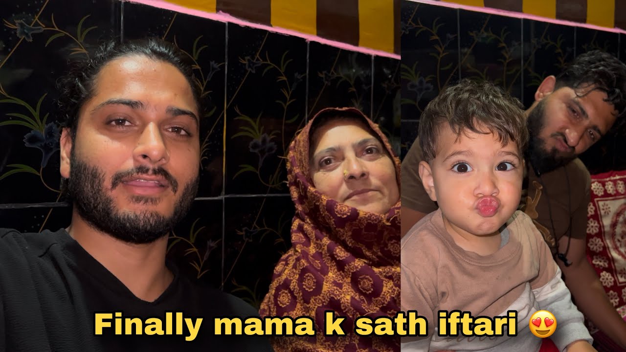Aaj Sehri bus mai karni padhi 🥺 finally ghar par itari ki 😍