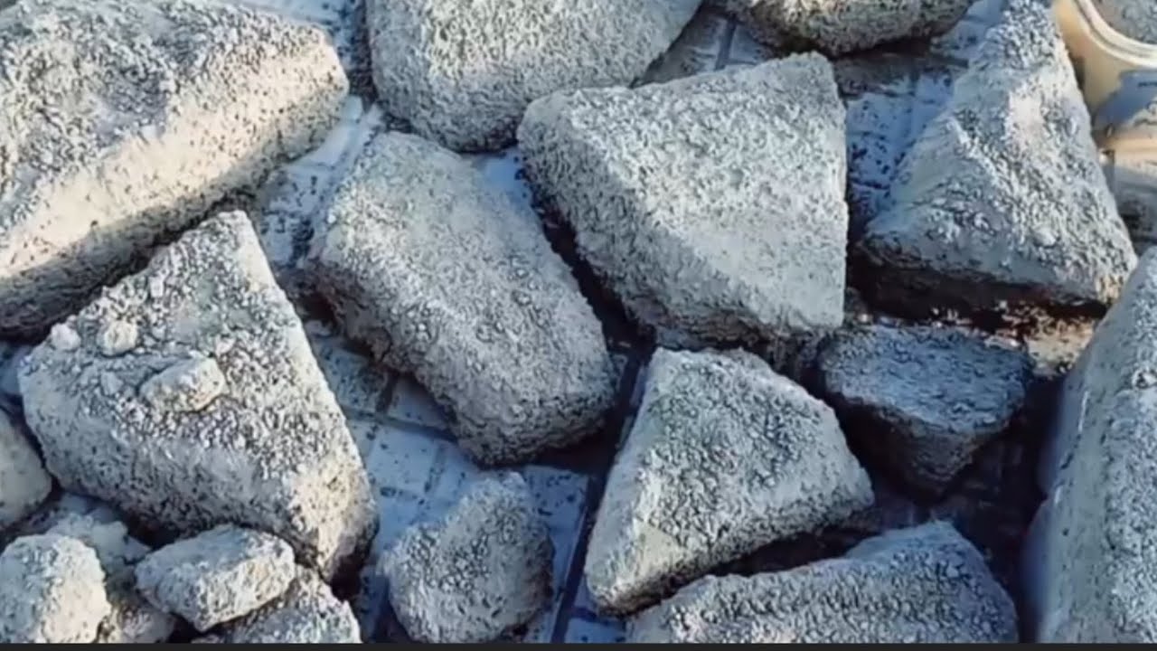 Gritty Dry Floor Crumbling | Concrete ASMR Texture Sounds #relaxationsoundsasmr 