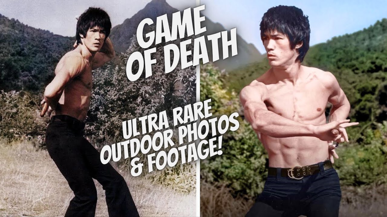 Bruce Lee RARE OUTDOOR photos and footage on set of Game of Death! *MUST SEE*