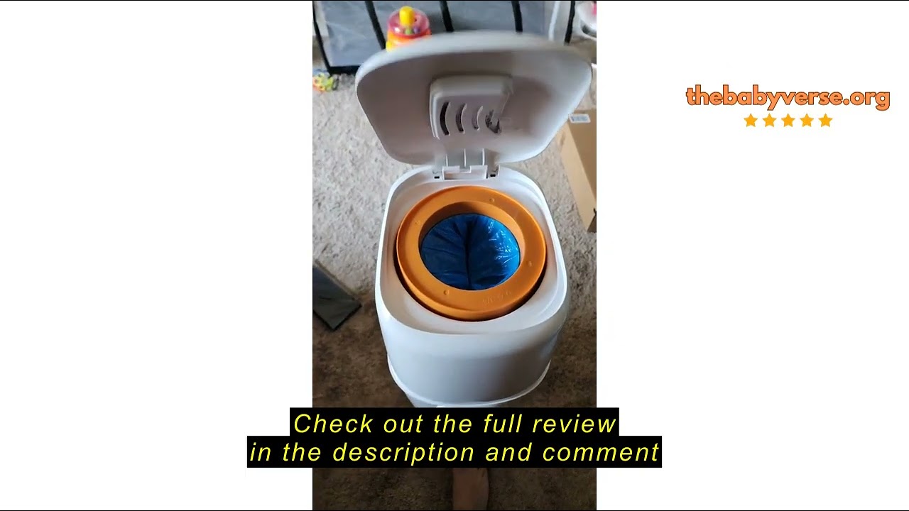 Review Playtex Diaper Genie Complete Pail with Built-In Odor Controlling Antimicrobial, Includes Pai