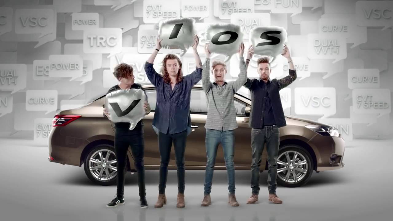 One Direction Toyota Vios Thailand Commercial 2016 #3  HD