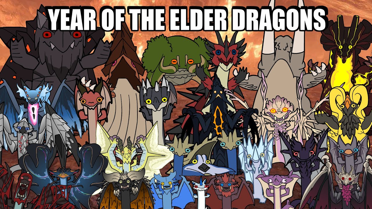Year Of The Elder Dragons🐉 (Toothless Dance meme X Monster Hunter parody)