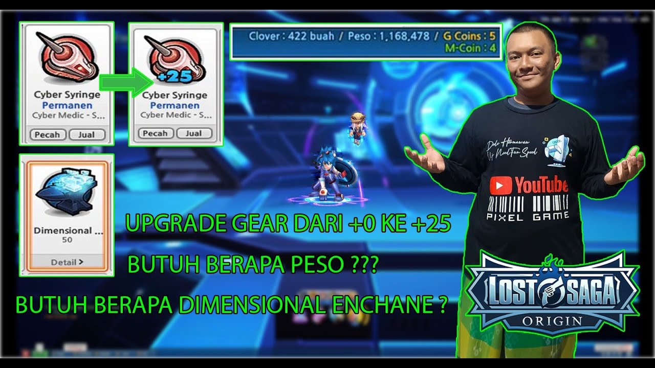 REVIEW UPGRADE GEAR KE +25 MURAH BANGET - LOST SAGA