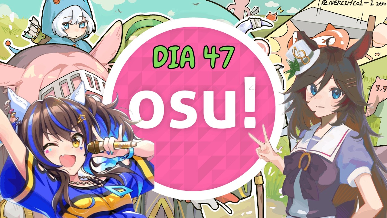 Jogando osu! todo dia (ou quase) até eu pegar 5 dígitos - Livezinha no Lazer hoje   (Dia 47)