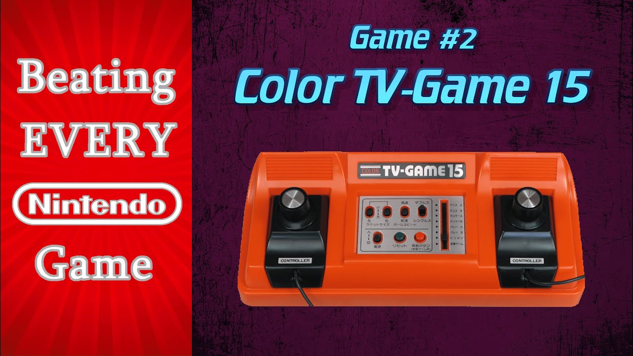 Beating EVERY Nintendo Game - Color TV-Game 15 (Game #2)