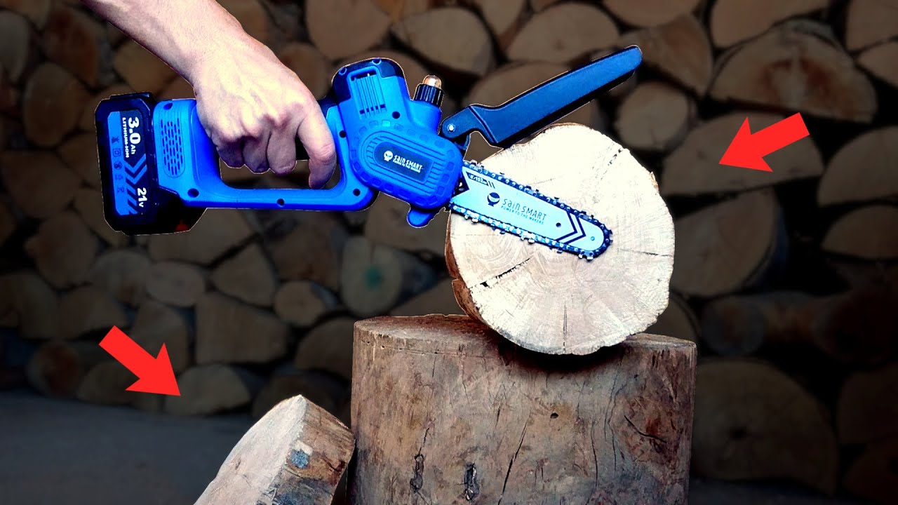 Best 6 inch Mini Cordless Electric Chainsaw Powered by Makita Battery
