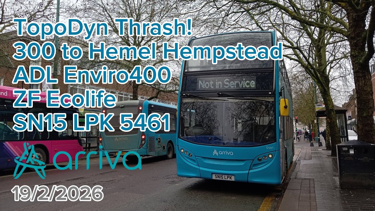 [BEASTLY] TopoDyn Thrash!! | ADL Enviro400 ZF | SN15 LPK 5461 | 19/2/2026