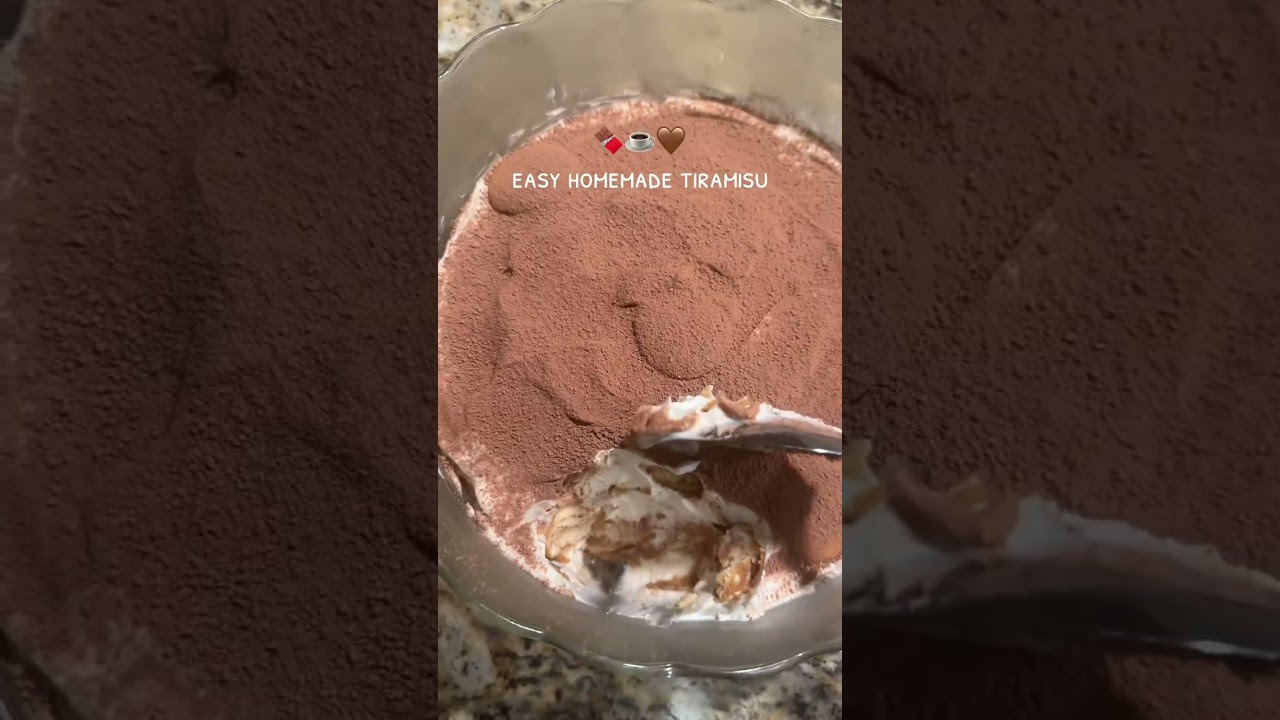 tiramisu with Nilla wafers