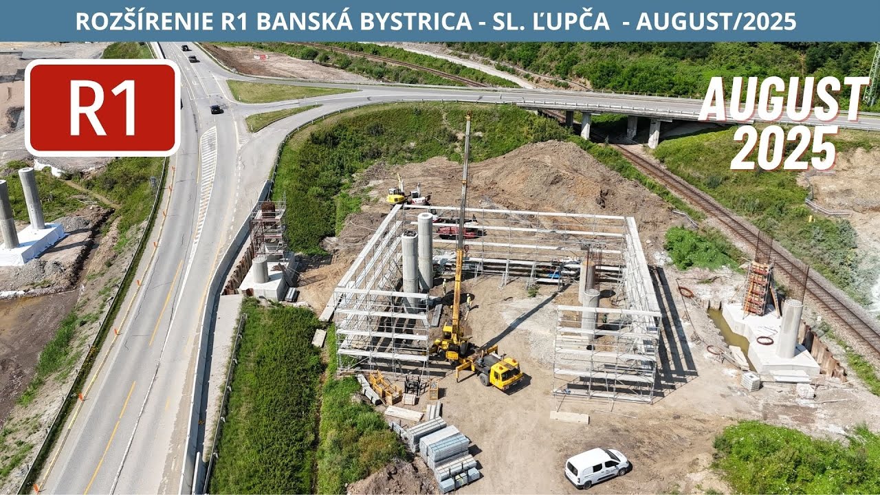 ROZŠÍRENIE R1 BANSKÁ BYSTRICA - SL. ĽUPČA 1. ETAPA - 8/2025