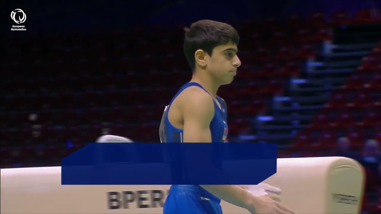 Hamlet MANUKYAN (ARM) - 2024 junior European Champion, pommel horse
