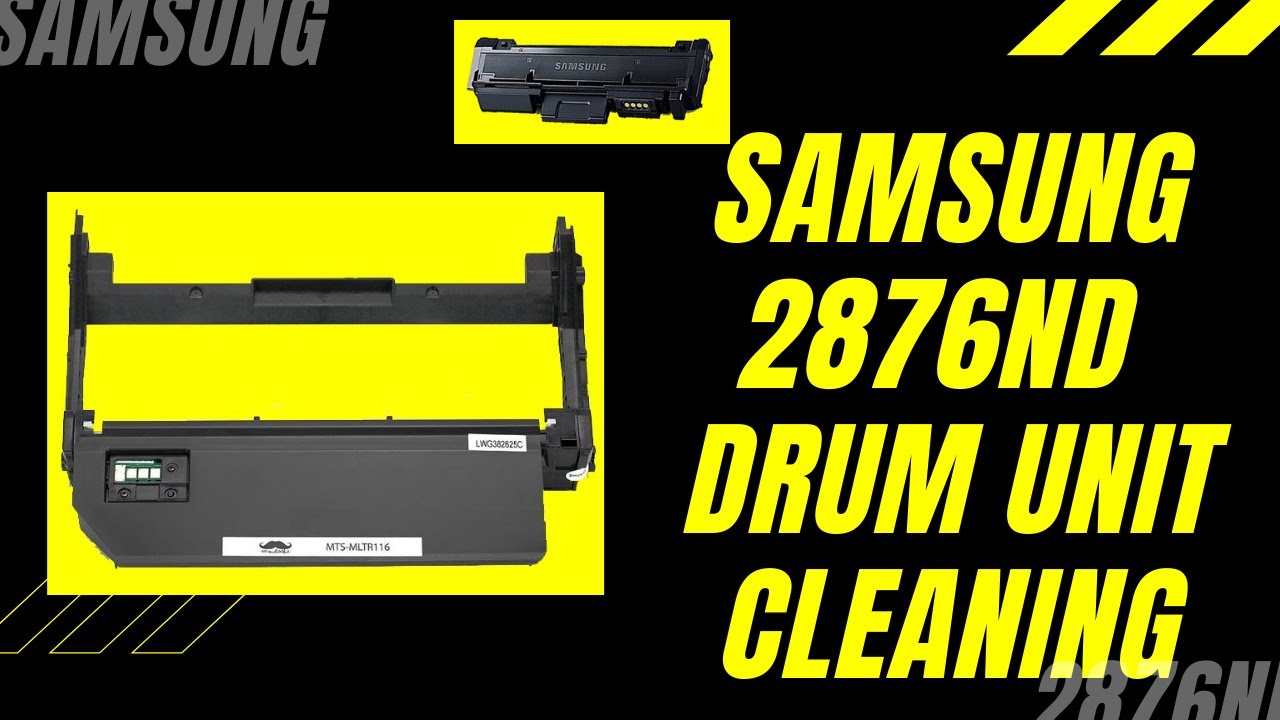 Samsung 2876nd Drum Unit Clean -  2876nd Cleaning The Waste Toner Container