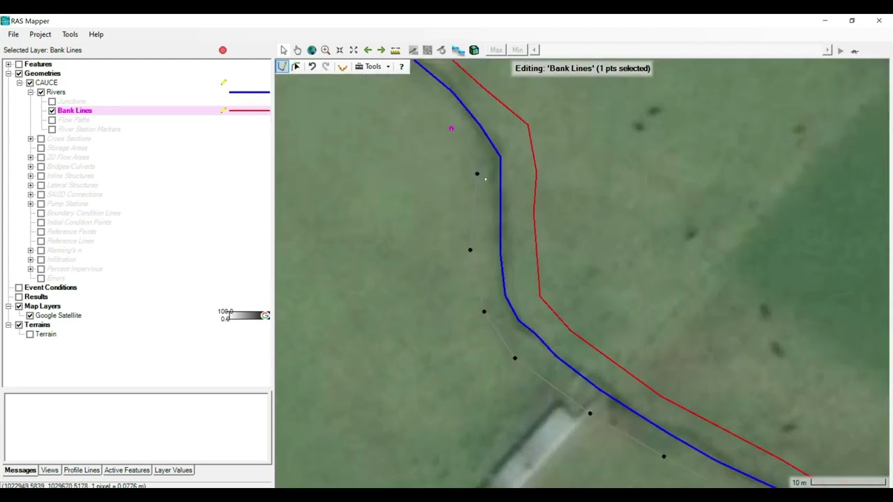 MODELACIÓN HIDRAULICA, MANCHAS DE INUNDACION RAS MAPPER - HEC RAS