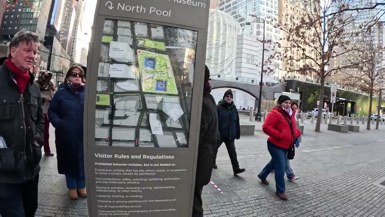 WALKING TO Memorial 11 DE SETEMBRO EM NEW YORK