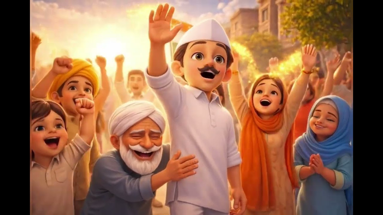 भगत सिंह: बच्चों का असली सुपरहीरो 🇮🇳 | Bhagat Singh Deshbhakti Song for Kids