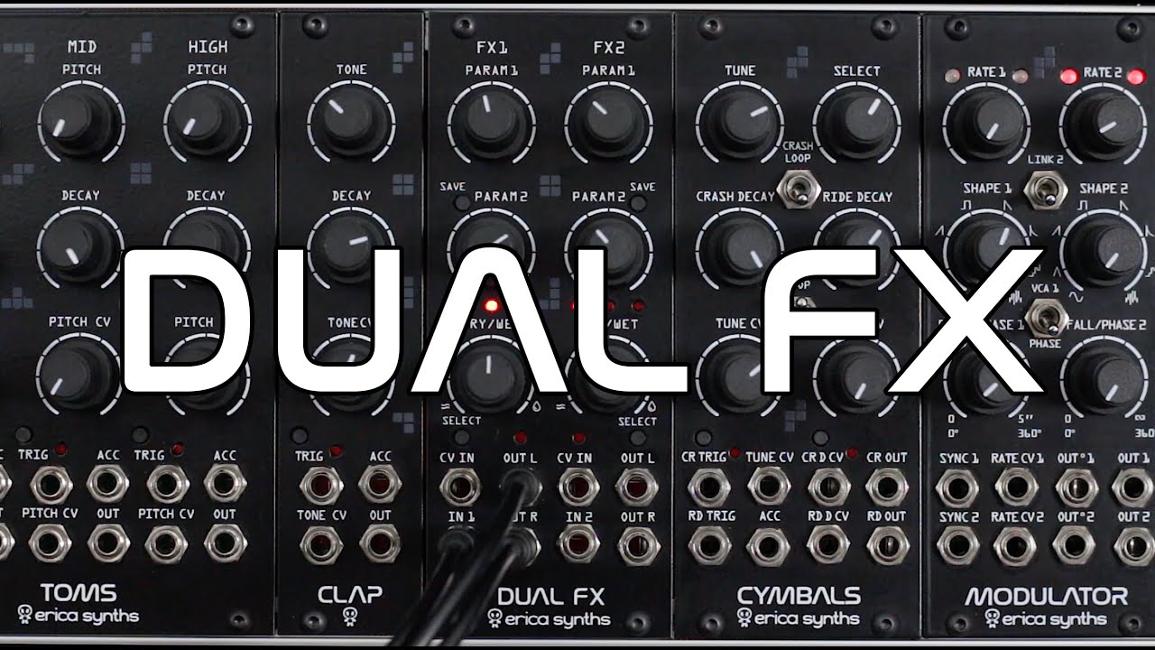 Erica Synths Dual FX sound demo