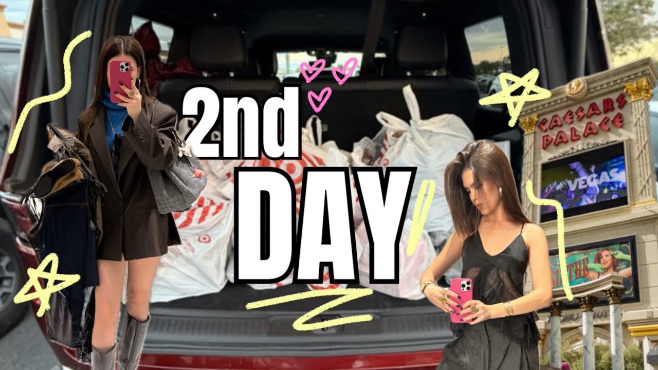 2nd VLOG!!! empezamos con el shopping en las vegasss 💋⭐️📸🛍️🎰