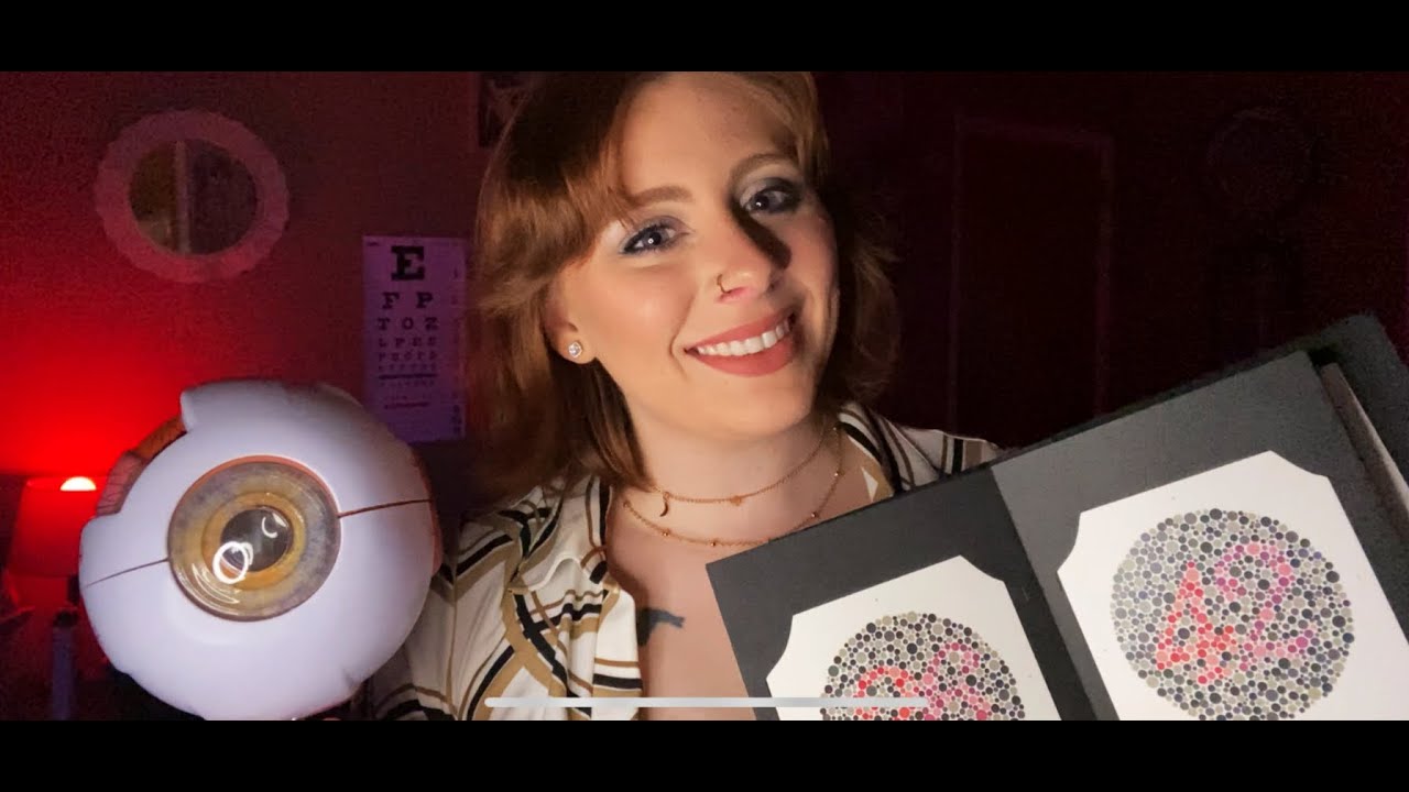 THE MOST TINGLY ASMR Eye Exam-Close Up, Light Triggers, Face Touching, Personal Attention, Whisper
